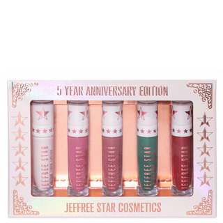 Jeffree Star Cosmetics 5 Year Anniversary Velour Liquid Lipstick Bundle